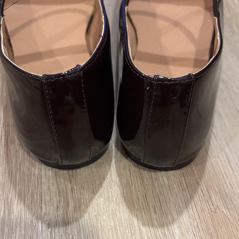 Madewell The Greta Ballet Flat Plum Size 7.5 New - Picture 5 of 8